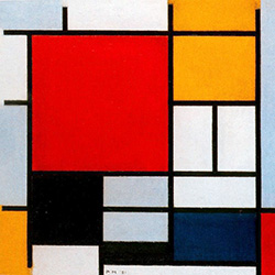 Mondrian painting