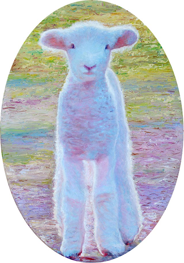 Painting of a lamb